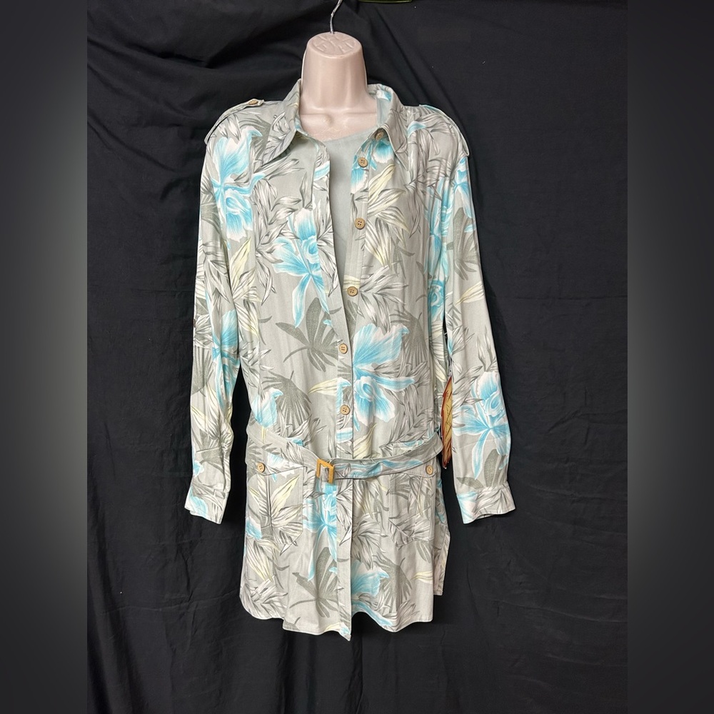 Natural Elements Floral Jacket with Tank top